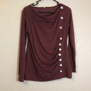 Long sleeve maternity top